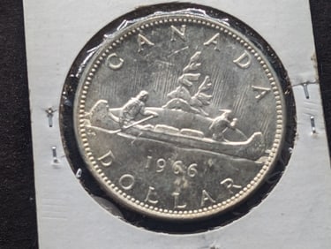 1966 Canada Silver Dollar