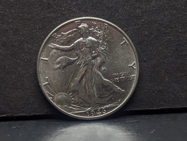 **GEM BU** 1946 Walking Liberty Half Dollar