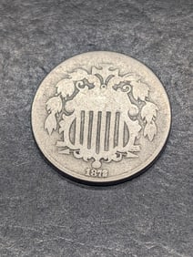 1872 Shield Nickel **VG**