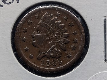 1863 Silver War Token C. Dosgher XF Nice Coin