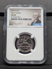 2023-S Maria Tallchief Quarter - NGC MS68