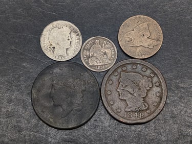 Grab Bag of Various Vintage U.S. Coins