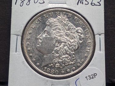 1880-S Morgan MS63