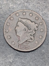 **VG+** 1825 Coronet Head Large Cent