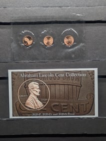2020 Abraham Lincoln Shield Cent Mint Mark Collection