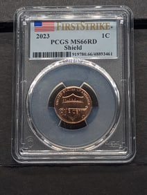 2023 Lincoln Shield Cent - PCGS MS66 RD *First Strike*