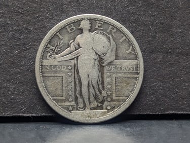 1917 Type 1 Standing Liberty Quarter VG