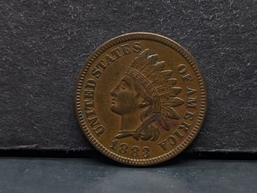 1883 Indian Head Cent Sharp Liberty.