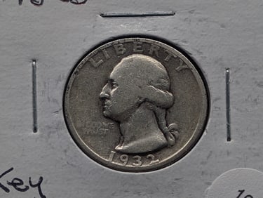1932-S Washington Quarter Key Date F15
