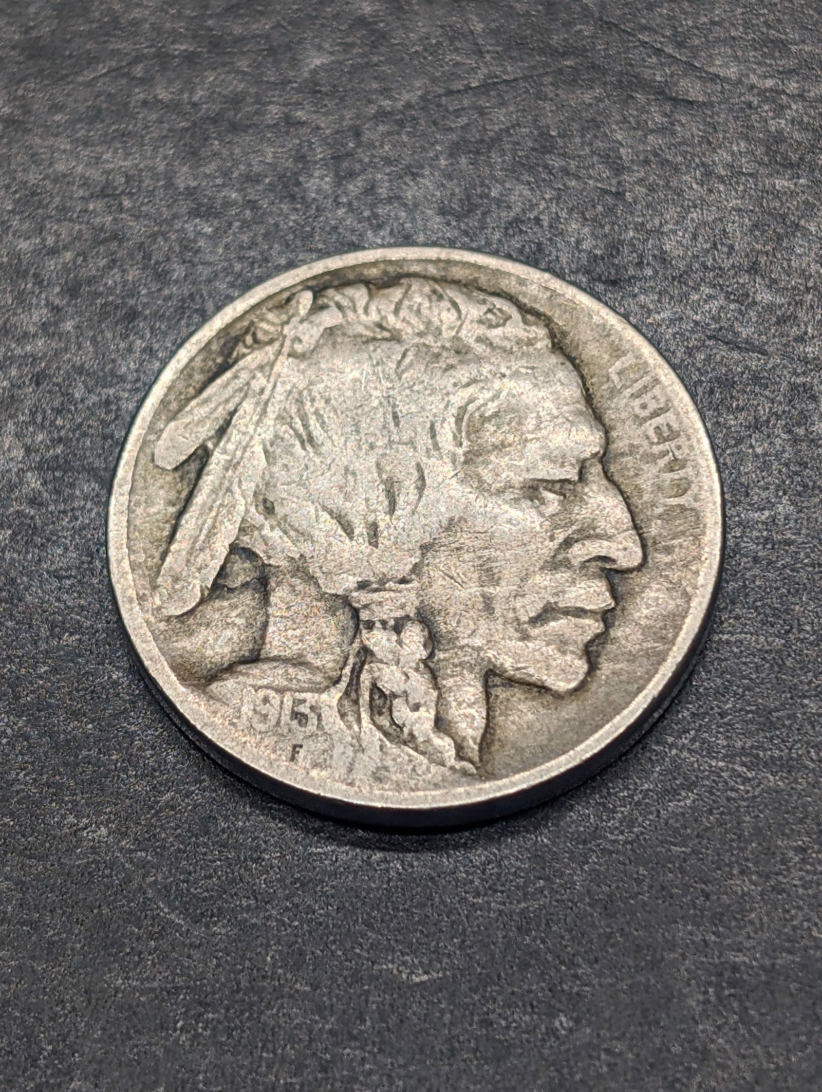1913 Type 2 Indian Head Buffalo Nickel **VG+** (1 of 2)