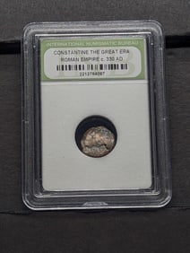 c. 330 AD Constantine the Great Era Roman Empire Coin
