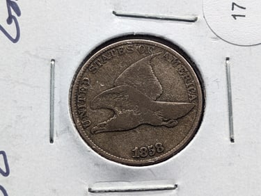 1858 Flying Eagle Cent G6