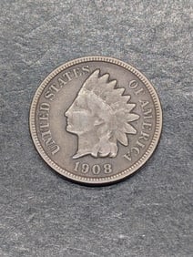 1908-S Key Date Indian Head Cent F