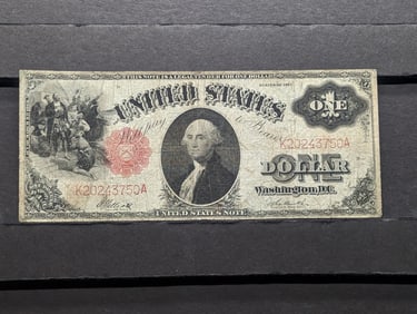 Series 1917 One Dollar Red Seal Note
