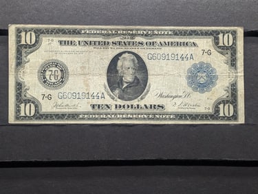 Series 1914 Federal Reserve Ten Dollar Note