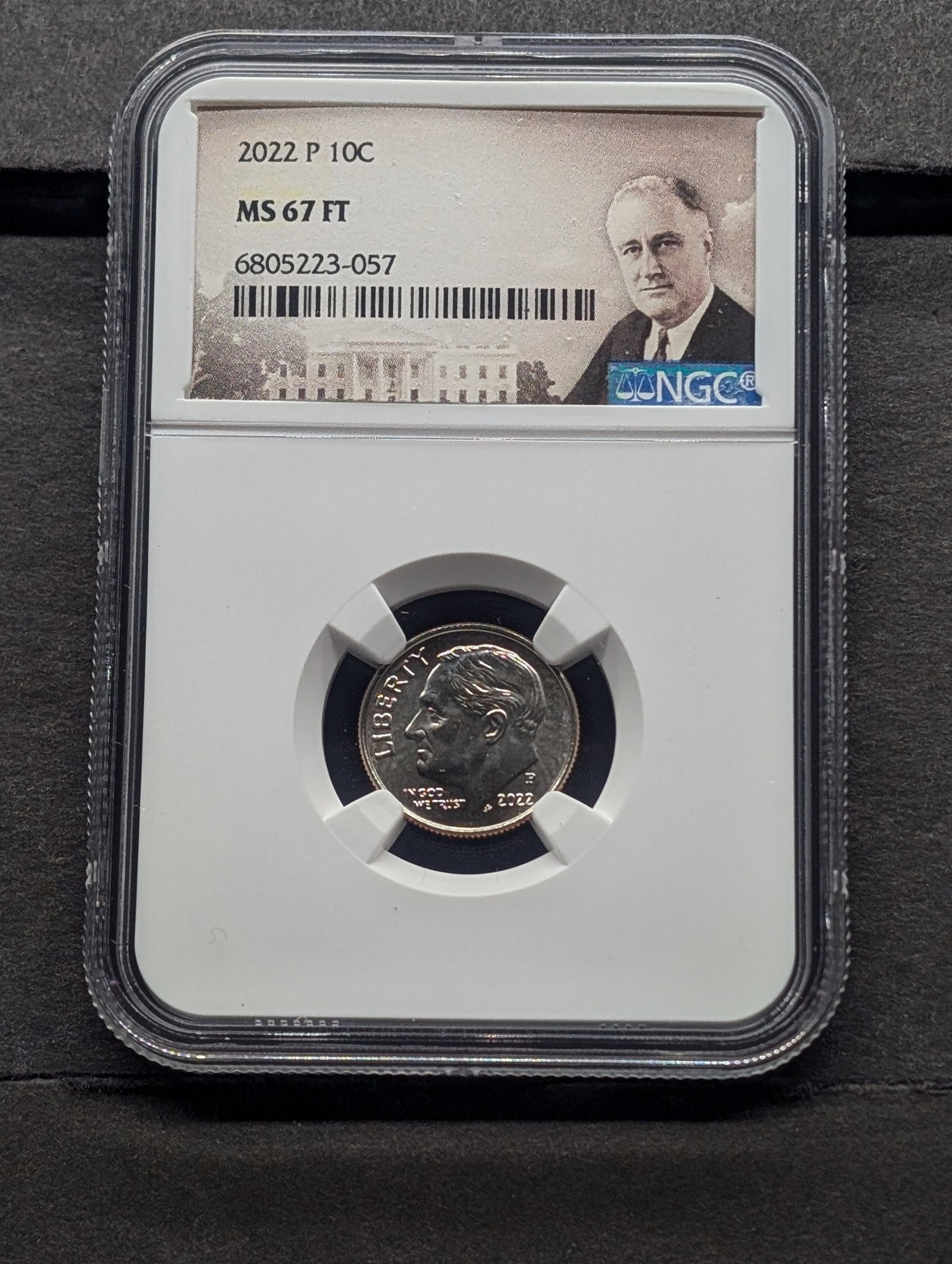 2022-P Roosevelt Dime - NGC MS67 FT (1 of 3)