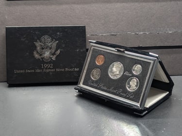 1992-S U.S. Mint Premier Silver Proof Set in OGP