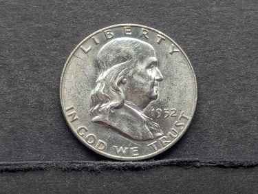 1952-D Franklin Silver Half Dollar **UNC**