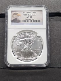 2012 American Silver Eagle - NGC MS69 *First Release*