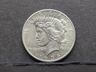 1935 Peace Silver Dollar