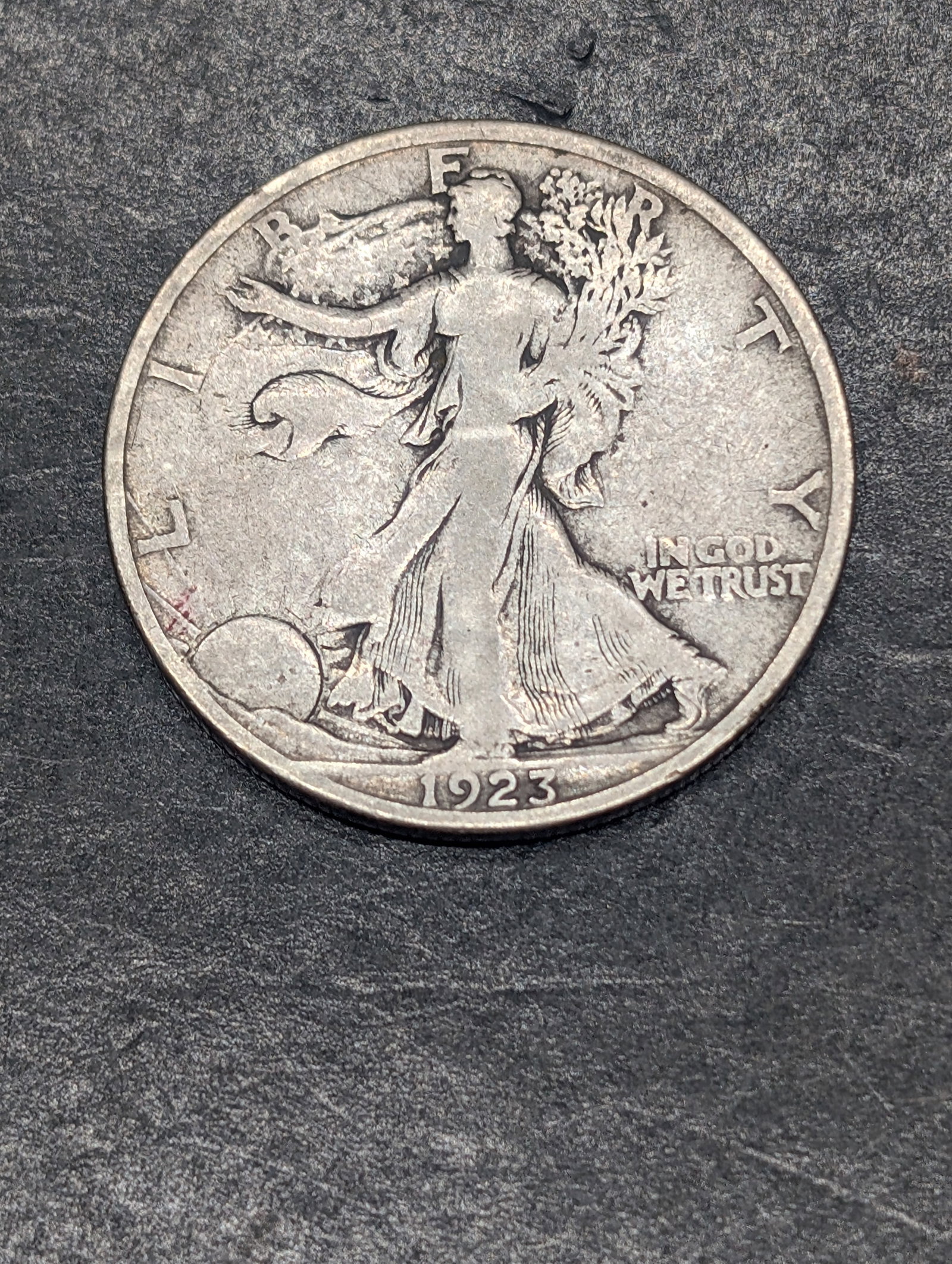 1923-S Walking Liberty Half Dollar **BETTER DATE - FINE+** (1 of 2)