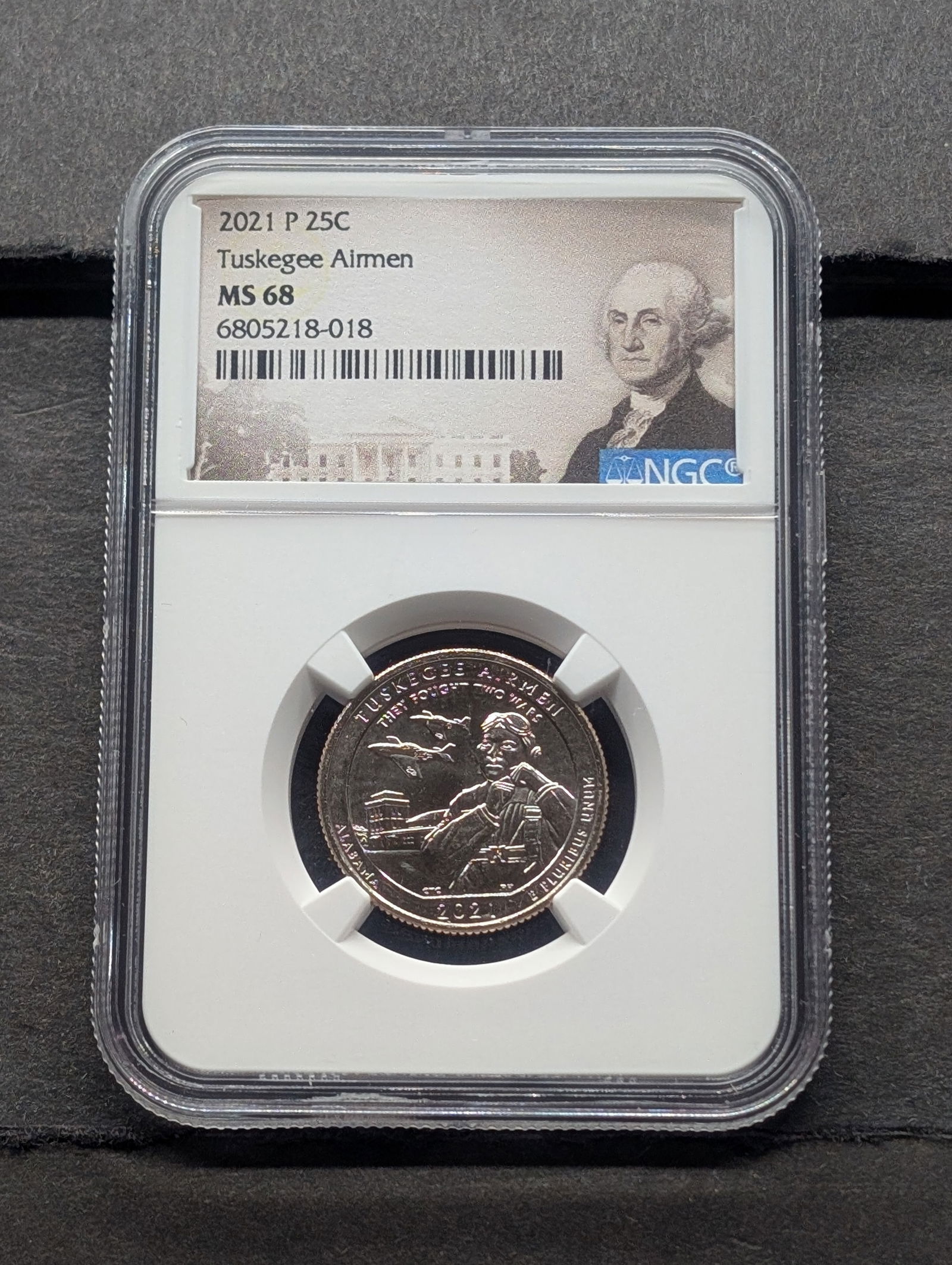 2021-P Tuskegee Airmen Quarter - NGC MS68 (1 of 3)