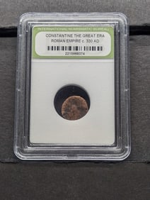 c. 330 AD Constantine the Great Era Roman Empire Coin
