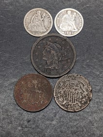 Grab Bag of Various Vintage U.S. Coins