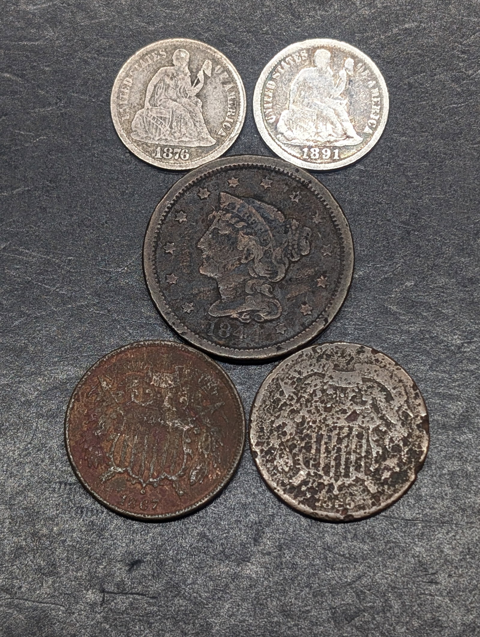 Grab Bag of Various Vintage U.S. Coins (1 of 4)