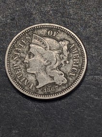 1867 Three Cent Nickel