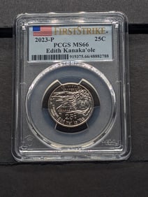 2023-P Edith Kanaka'ole Quarter - PCGS MS66 *First Strike*