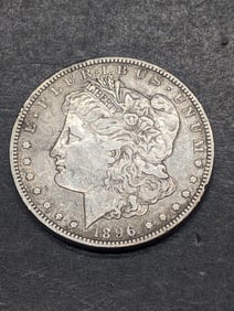 **XF+** 1896-S Morgan Silver Dollar