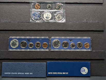 1965, 1966, 1967 US Special Mint Sets - 40% Silver Halves: 1965, 1966, 1967 US Special Mint Sets - 40% Silver Halves