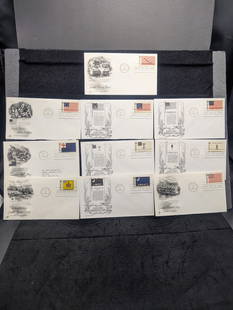 1968 Complete Set Historic Flags 1st Day Cachets: 1968 Complete Set Historic Flags 1st Day Cachets
