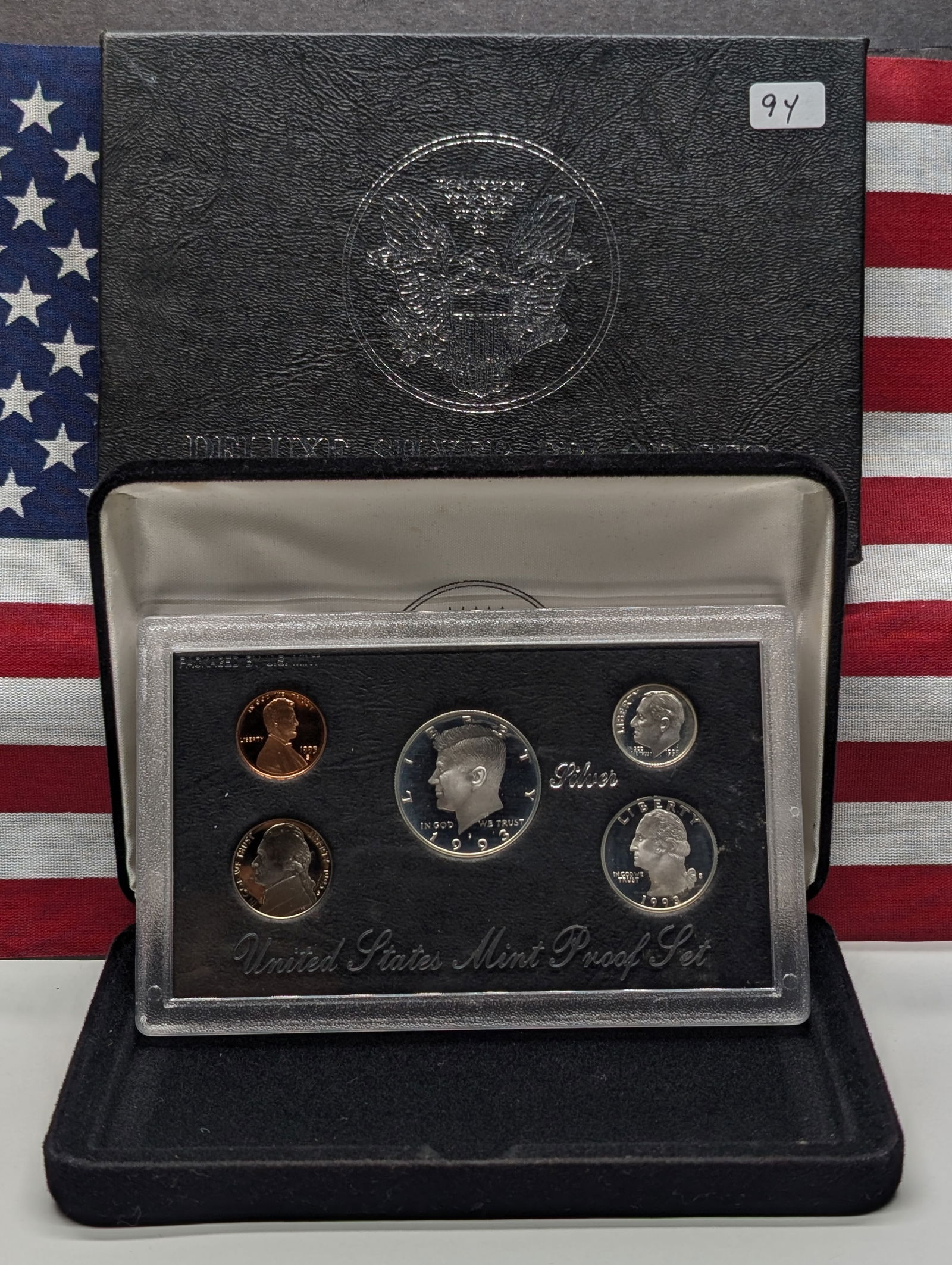 1993-S US Mint Deluxe Silver Proof Set - 90% Silver Coins (1 of 3)