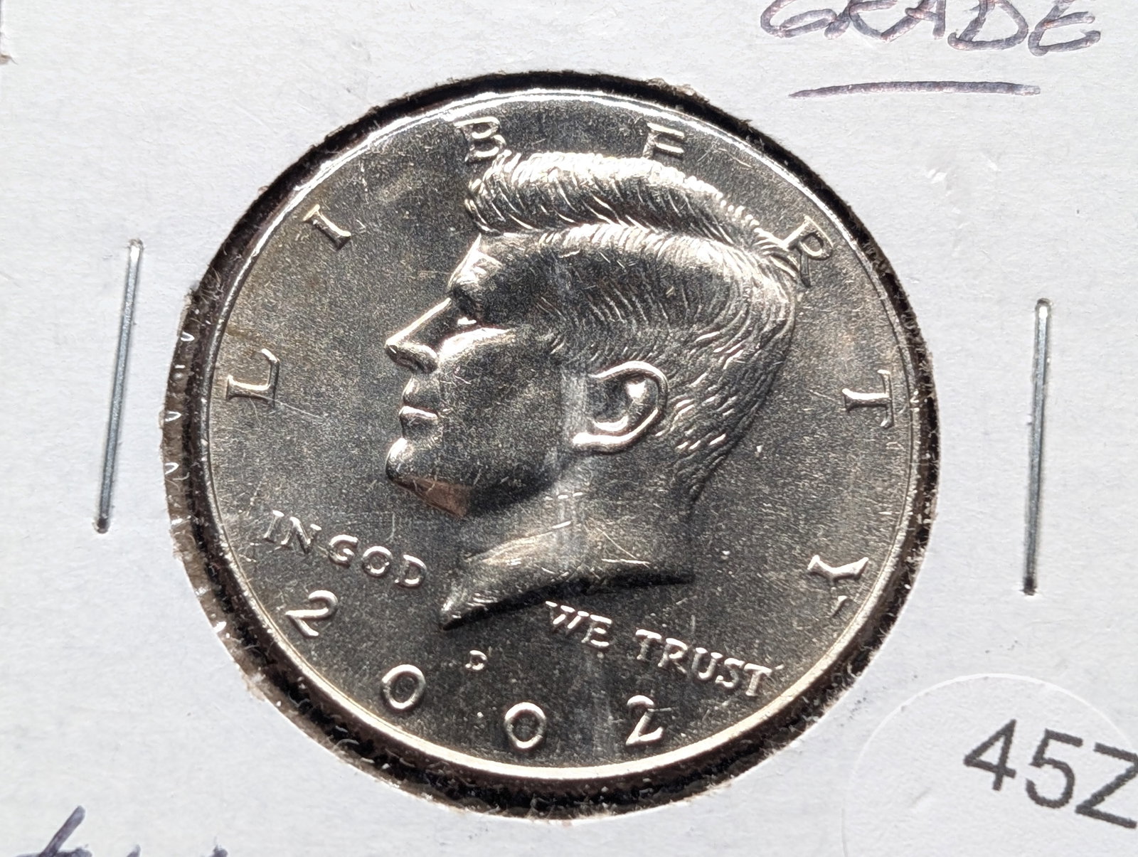 2002-D "High Grade" Kennedy Half Dollar: 2002-D "High Grade" Kennedy Half Dollar