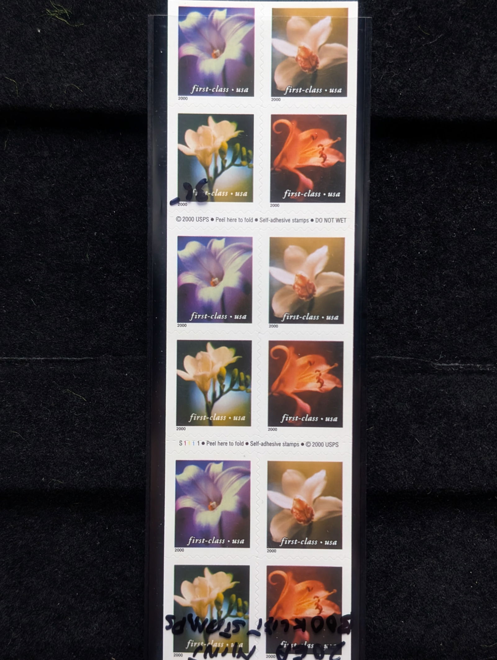 2000 Booklet Flowers U.S. Postage All MOGNH: 2000 Booklet Flowers U.S. Postage All MOGNH
