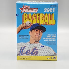 2021 Topps Heritage Baseball Blaster Box - 72 Cards Per Box