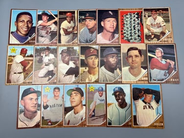 Lot of (20) 1962 Topps Baseball -Varying Conditions