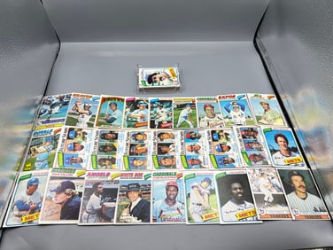 Lot of (50+) 1970s Topps Baseball Cards W/ Some Stars - Varying Conditions