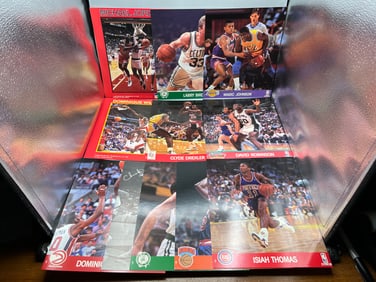 Lot of (11) Assorted Basketball 8x10 Photographs W/ Stars - Varying Conditions