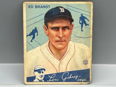 1934 Goudey Ed Brandt