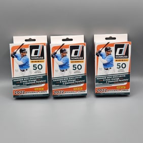 (3) 2022 Donruss Baseball Hanger Boxes