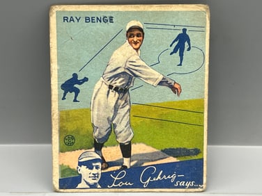 1934 Goudey Ray Benge