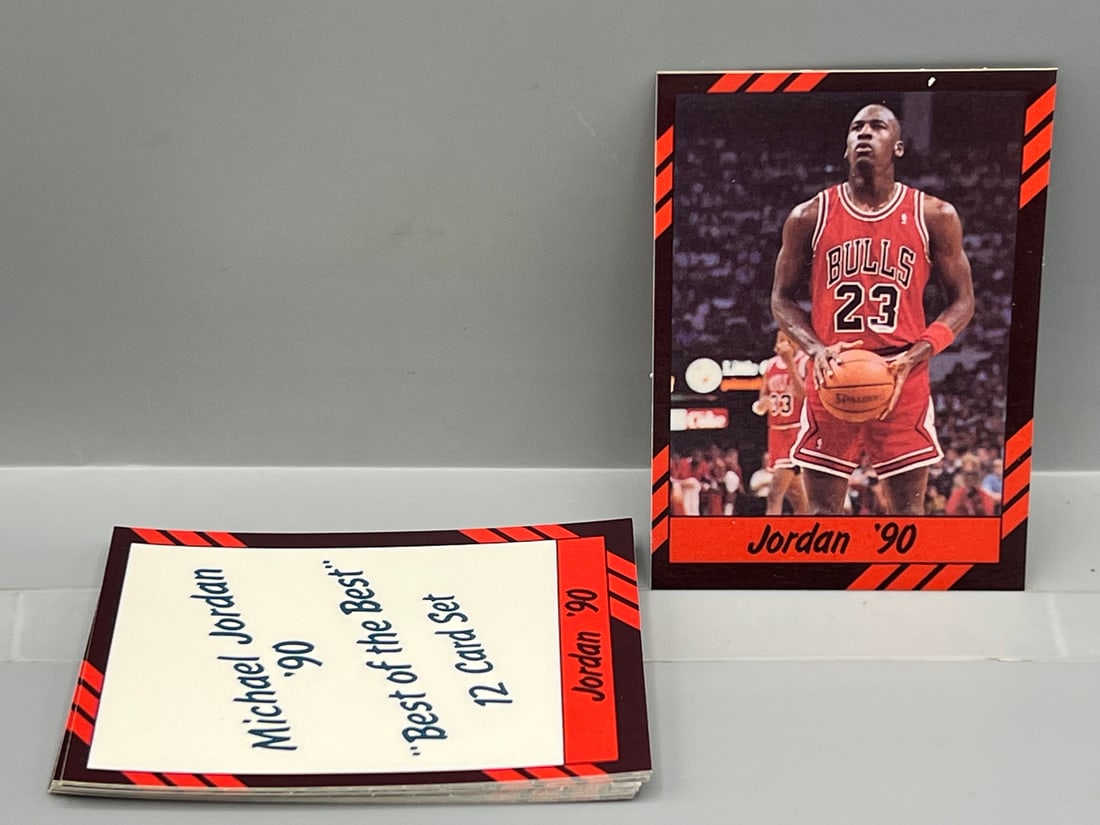 1990 Michael Jordan Best of the Best Broder Style Complete 12 Card Set: 1990 Michael Jordan Best of the Best Broder Style Complete 12 Card Set