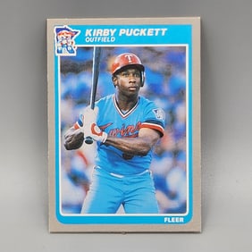 1985 Fleer Kirby Puckett #286 Rookie HOF
