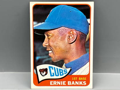 1965 Topps Ernie Banks: 1965 Topps Ernie Banks
