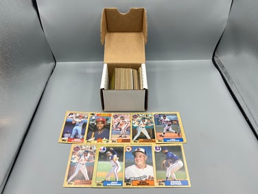Lot of (100+) 1987 Topps Baseball Cards W/ Some Stars - Varying Conditions