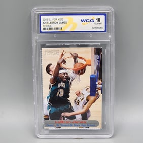 2003 Sports Illustrated For Kids LeBron James #264 Rookie - Graded by WCG