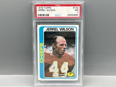 1978 Topps Jerrel Wilson #142 PSA NM 7